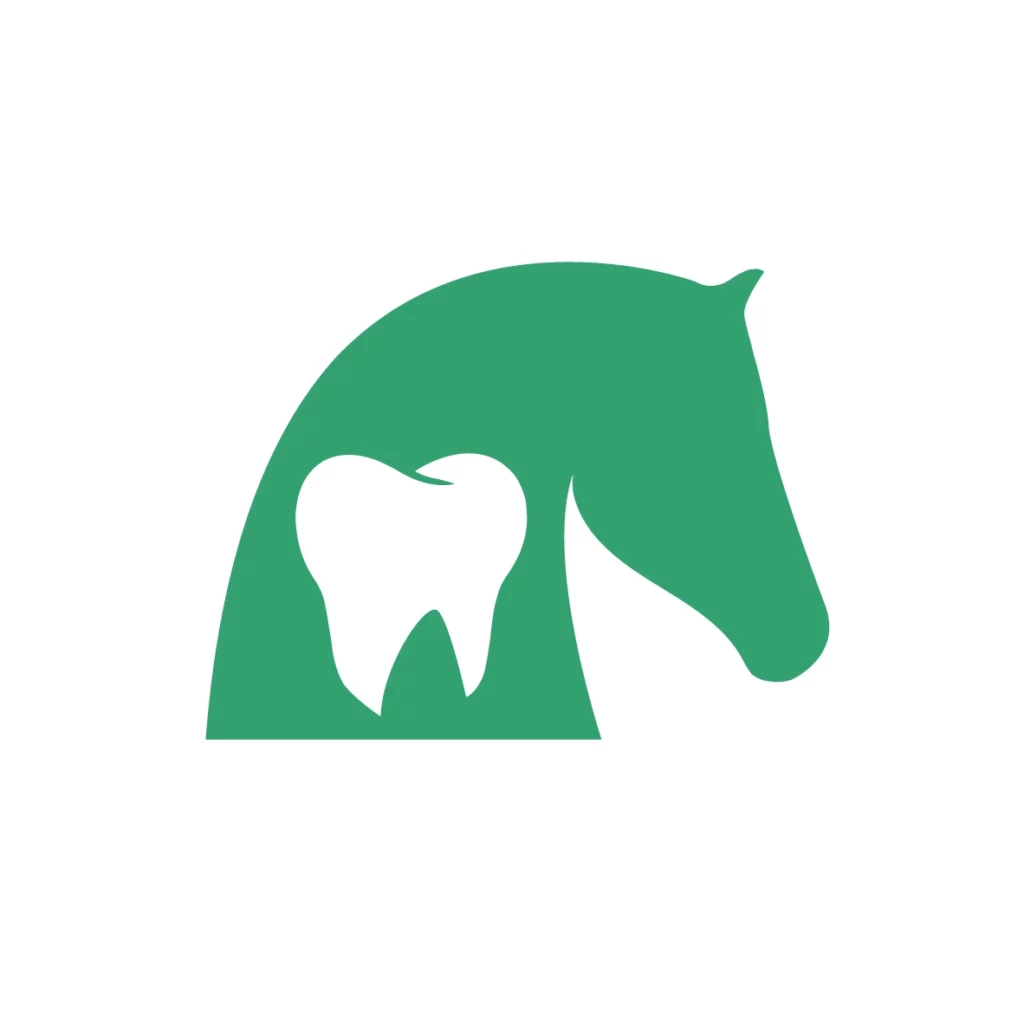Dentiste cheval icone. Soins et santé du cheval.